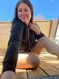 AdrenaSapphire_MILF leak - Right now I wish I had one more man on my patio. I