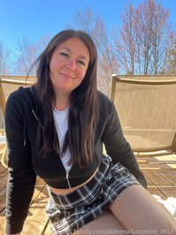 AdrenaSapphire_MILF leak - First photo session outside... I really missed the