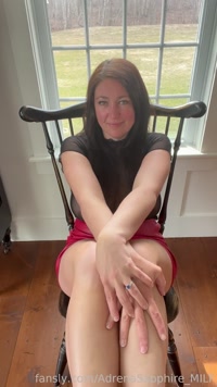 AdrenaSapphire_MILF leak - My chair is sturdy enough for at least two peopl