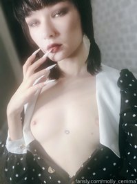 molly_cemma leak - #goth #egirl #smalltits #petite #skinny #tattoos #