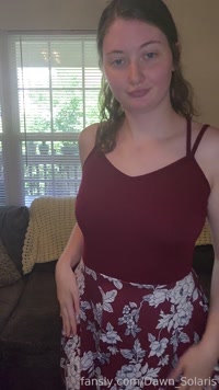 Dawn_Solaris leak - Having a little fun in my dress