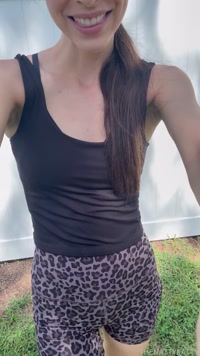 thenattykatty leak - After workout pee