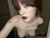 tinyrealhuman leak - Can I leave lip prints on your thighs? #lipstick