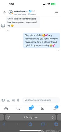 therealaly leak - It’s shit like this that makes me wanna throw up a