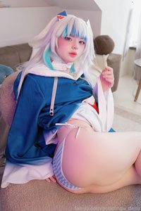puddingu_desu leak - Gawr Gura full HQ set :3 Mmm… don’t tease me, se