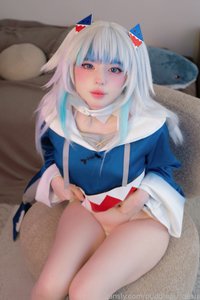 puddingu_desu leak - Gawr Gura full HQ set :3 Mmm… don’t tease me, se