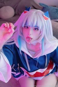 puddingu_desu leak - Gawr Gura full HQ set :3 Mmm… don’t tease me, se