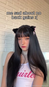 WannaBeYours leak - my fav exercise is riding big fat dildos >< #tik