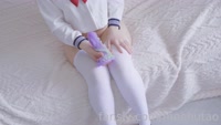 MeeHuTao leak - 4K - sexy schoolgirl rides a big dildo,Until Cute