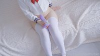 MeeHuTao leak - sexy schoolgirl rides a big dildo,Until Cute Tremb