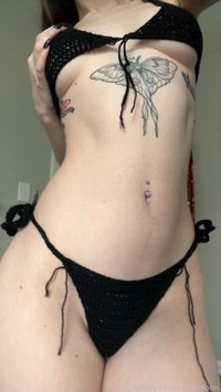 LuciaMoon leak - obsessed with this top I might add beads to this