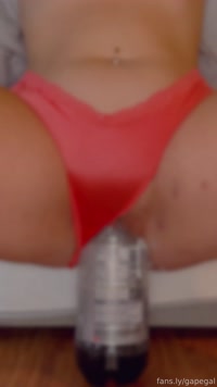 gapegal leak - 2L bottle challenge? full vid dropping tomorrow
