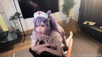 JIJIAOLIAN leak - Fansly 独享完整版 原神刻晴同人护士Ver Cosplay，刻晴小护士的特殊疗愈，粘浊的润滑