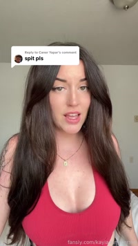 kaylasummersxo leak - Open wide! #goodboy #spit #spitting #femdom #domme