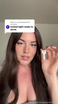 kaylasummersxo leak - Stay caged #caged #chastity #sph #cage #goddess #m