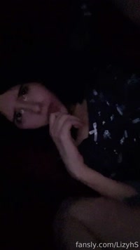 LizyhS leak - Grabé en el cine, no había nadie así que aproveché