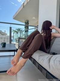 mylafeet leak - This french pedicure is so perfect on my feet! To