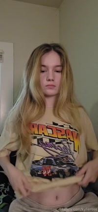 kylierose leak - I decided to just record myself getting undressed