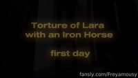 Freyamousy leak - Lara's Divine Sweet Torture with an Iron Horse / f