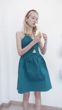 Cute_Aurora leak - Mmmm... Banana #teen #skinny #petite #tiny #ba