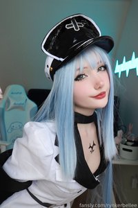 rynkerbellee leak - Captain esdeath cosplay from akame ga kil ❄️ make