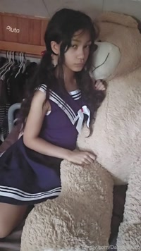 DakotaPluto leak - Wanna see me hump my teddy? https://fansly.com/po