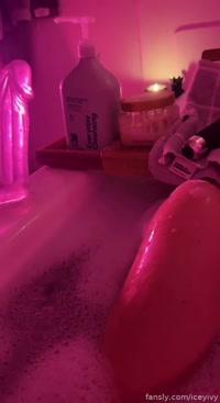 iceyivy leak - Taking a bath with my toys Would you join me bb?