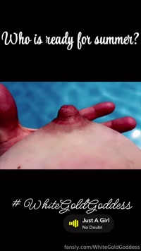 WhiteGoldGoddess leak - Feeling #SummerVibesToday #milky #breastmilk #fet