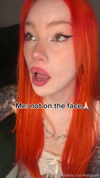 Kahasani leak - Not on a face please #trans #transgender #shemale