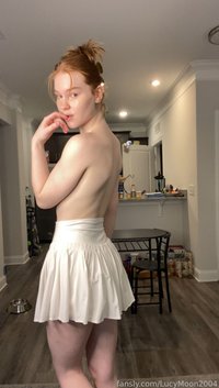 LucyMoon2004 leak - I got a new skirt the other day! Super short, pure