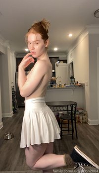 LucyMoon2004 leak - I got a new skirt the other day! Super short, pure