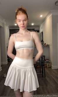 LucyMoon2004 leak - I got a new skirt the other day! Super short, pure