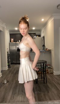 LucyMoon2004 leak - I got a new skirt the other day! Super short, pure