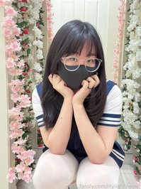 lilylightsworn leak - I love cute uniforms like this, short skirt, cropp