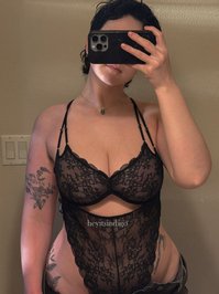 heyitsindigo leak - Casually wearing crotchless lingerie in an outfit