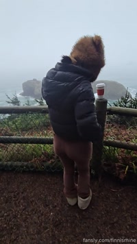 finnismine leak - @SteezyT showing off her ass and pussy while on a