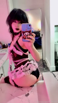 knifebait leak - feeling perky #gothgirl #gothgf #gothcreator #