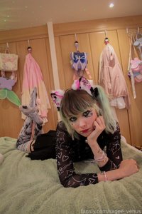 sagee_venus leak - A cute little #catgirl showing off some adorable p