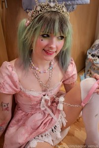 sagee_venus leak - Just a princess #cutegirl #dildo #captive