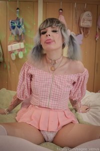 sagee_venus leak - Princess in pink ✨ #pigtails #flatchested #flatc