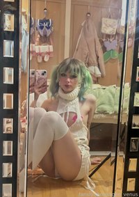 sagee_venus leak - Cute outfit right? #nopanties #shaved #pussy #cute
