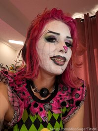 MissSugarTits96 leak - I'd like to introduce you to Crystina, a clown t