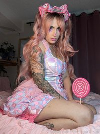 MissSugarTits96 leak - Candy Clown Princess I taste just like candy