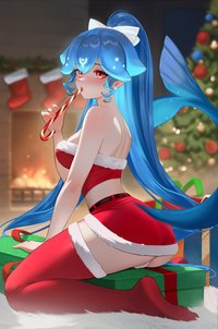 hoejousama leak - Did I go overboard on the holiday horny commission