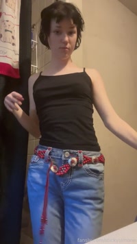 stickysimone leak - Emo girl undresses on camera #dailycontent #tatto