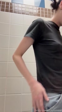 stickysimone leak - peeing and playing with my nipples #pee #piss #g