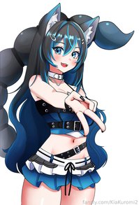 KiaKuromi2 leak - What would you do to cute fox girls? This is just