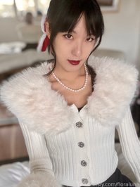 floraluna leak - sweater only #asian #petite #flash