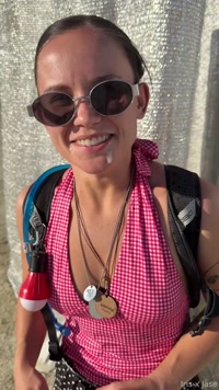 IrisxJase leak - I love a good facial #facial #burningman #cumwa