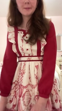 clarabelles leak - Showing off my dress❤️